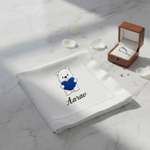 Personalized Teddy Design Soft Cotton Handkerchief
