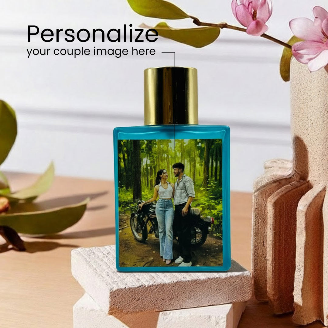 Personalized Bella Vita Fresh Unisex Perfume with Photo – 100 ml Long-Lasting Fragrance | Love Craft Gifts