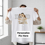 Personalized Family Photo Print White T-Shirt – Unisex Casual Wear | Love Craft Gifts
