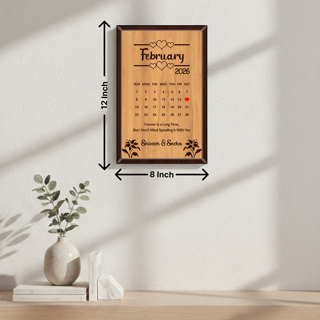 Personalized Memory Design Wall Frame Custom Name & Text Gift Frame 8x12" | Love Craft Gifts