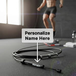 Personalized Skipping Rope with Name Print (Adjustable Fitness Jump Rope) | Love Craft Gifts