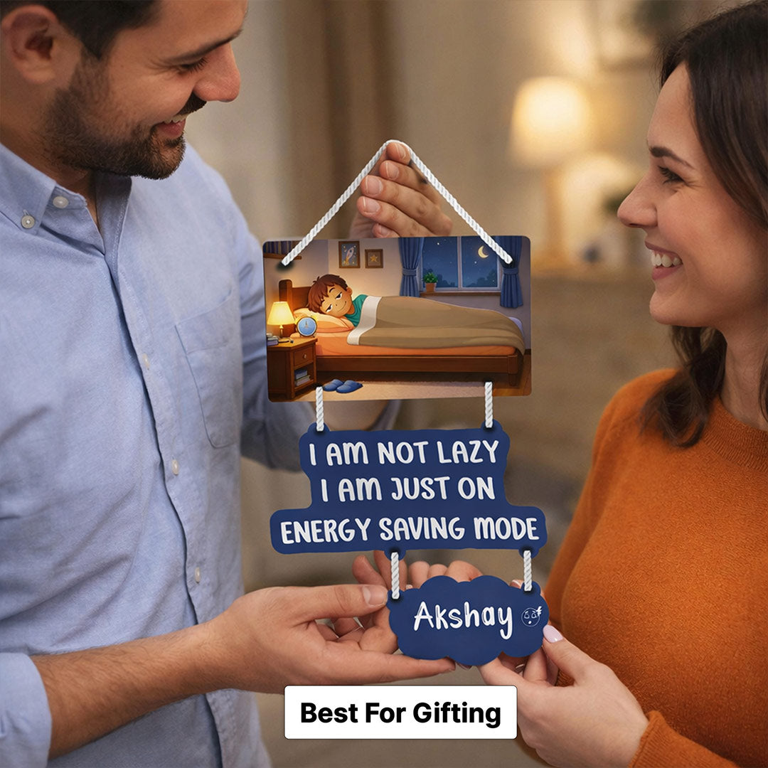 Personalized Funny Kids Wall Hanging Frame – Custom Name Bedroom Décor (15x9 Inch) | Love Craft Gifts