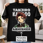 Personalized Anime Shadow Ninja Name T-Shirt for Men & Women – Custom Printed Black Tee | Love Craft Gifts