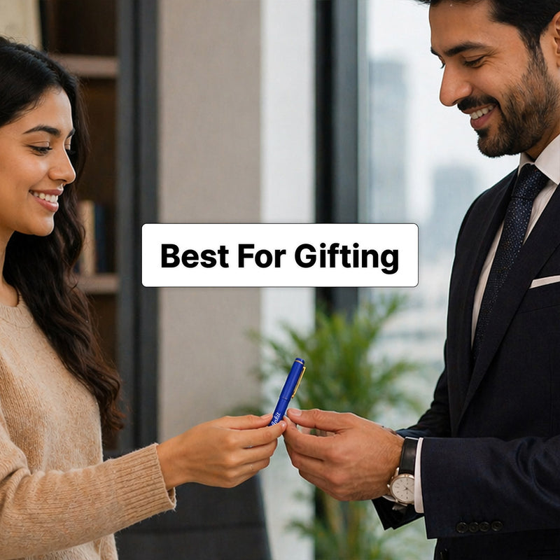 Personalized Blue Pen (Standard Size) – Stylish Custom Name Writing Gift for Professionals | Love Craft Gifts™