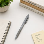 Personalized Grey Name Pen (Standard Size) – Elegant Custom Writing Gift for Professionals & Students | Love Craft Gifts™