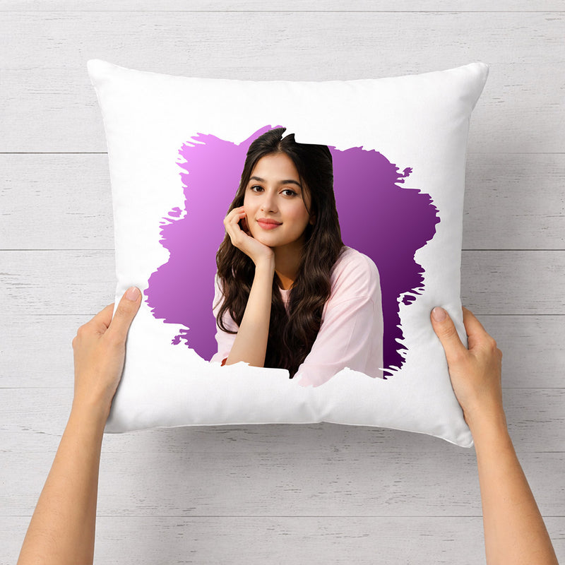 Personalized Photo Printed Cushion Pillow – Custom Soft Memory Cushion Gift for Home Décor (10x10 Inch) | Love Craft Gifts