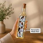 Personalized Film Strip LED Bottle Lamp (Standard Size) – Custom Photo Memory Light Gift for Couples | Love Craft Gifts™