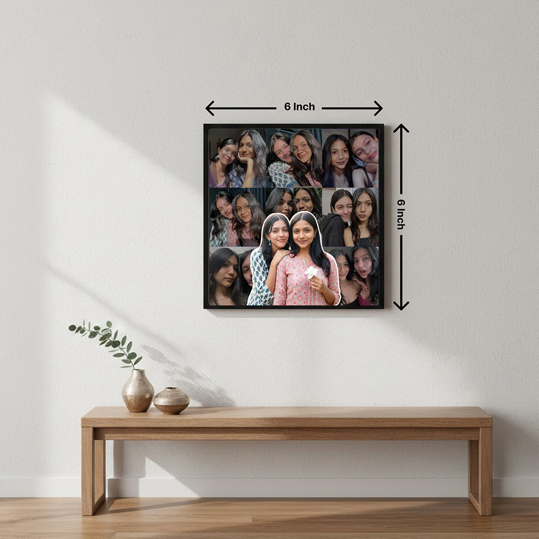 Personalized Photo Collage Frame – Custom Picture Wall Frame | Love Craft Gifts