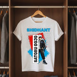 Personalized Street Anime Name T-Shirt for Men & Women – Custom Printed White Graphic Tee | Love Craft Gifts