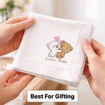 Personalized Cute Cartoon Handkerchief – “Duggu Buggu” Name Print | Love Craft Gifts
