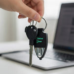 Personalized RGB Glow Name Keychain – Multicolor LED Light Gift | Love Craft Gifts