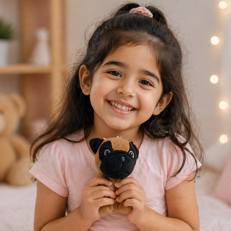 Cute Pug Soft Toy Plush Gift – Premium Kids Decor & Cuddly Companion (Standard Size) | Love Craft Gifts™
