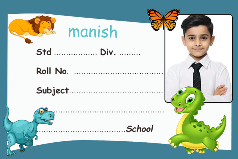 Dinosaur Name Slips 1 | 12x18" Sheet with 36 Labels