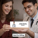 Personalized Doctor Name Plate Wooden Desk Stand (7.5x2 Inch) – Custom Photo & Name Table Nameplate Gift for Doctor, Clinic & Office Desk Décor | Love Craft Gifts