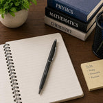 Personalized Black Pen with Silver Tip (Standard Size) – Premium Custom Name Writing Gift for Professionals | Love Craft Gifts™