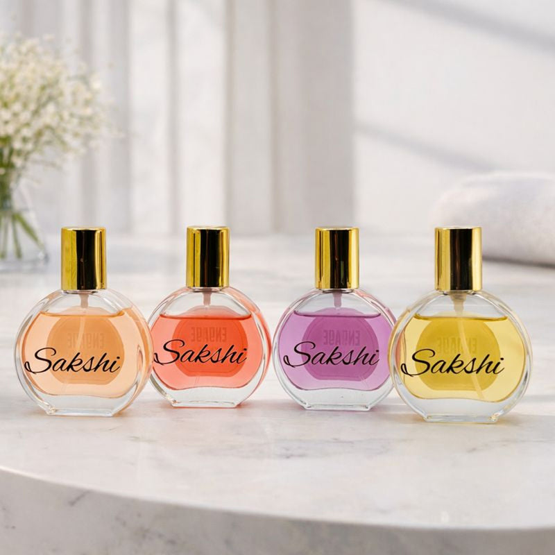 Personalized Engage Luxury Perfume Gift Set for Women (4×25 ml) | Love Craft Gifts