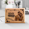 Valentine's Wooden Engraving Frame