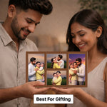 Personalized Family Photo Collage Frame with Custom Pictures 12x7 Inch | Love Craft Gifts