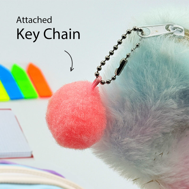 Mini Multicolor Unicorn Stationery Kit- 10 Pencils(1 Box) , 1 Eraser, 1 Sharpener &  Sticky Notes
