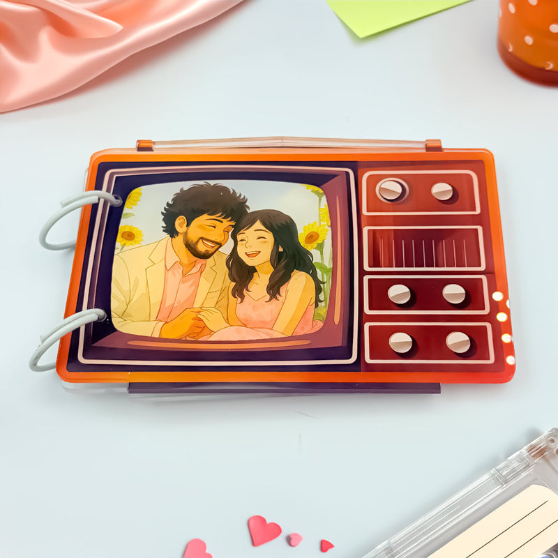 Personalized Retro TV Style Ghibli Photo Album