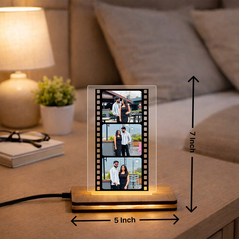 Personalized Film Strip LED Photo Frame Lamp- 7x5"