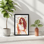 Personalized Doodle Art Photo Frame – Custom Wall Décor | Love Craft Gifts