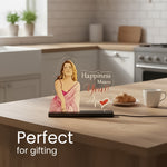Personalized Acrylic LED Lamp – “Happiness Means You” Gift (8×9 Inch) | Love Craft Gifts
