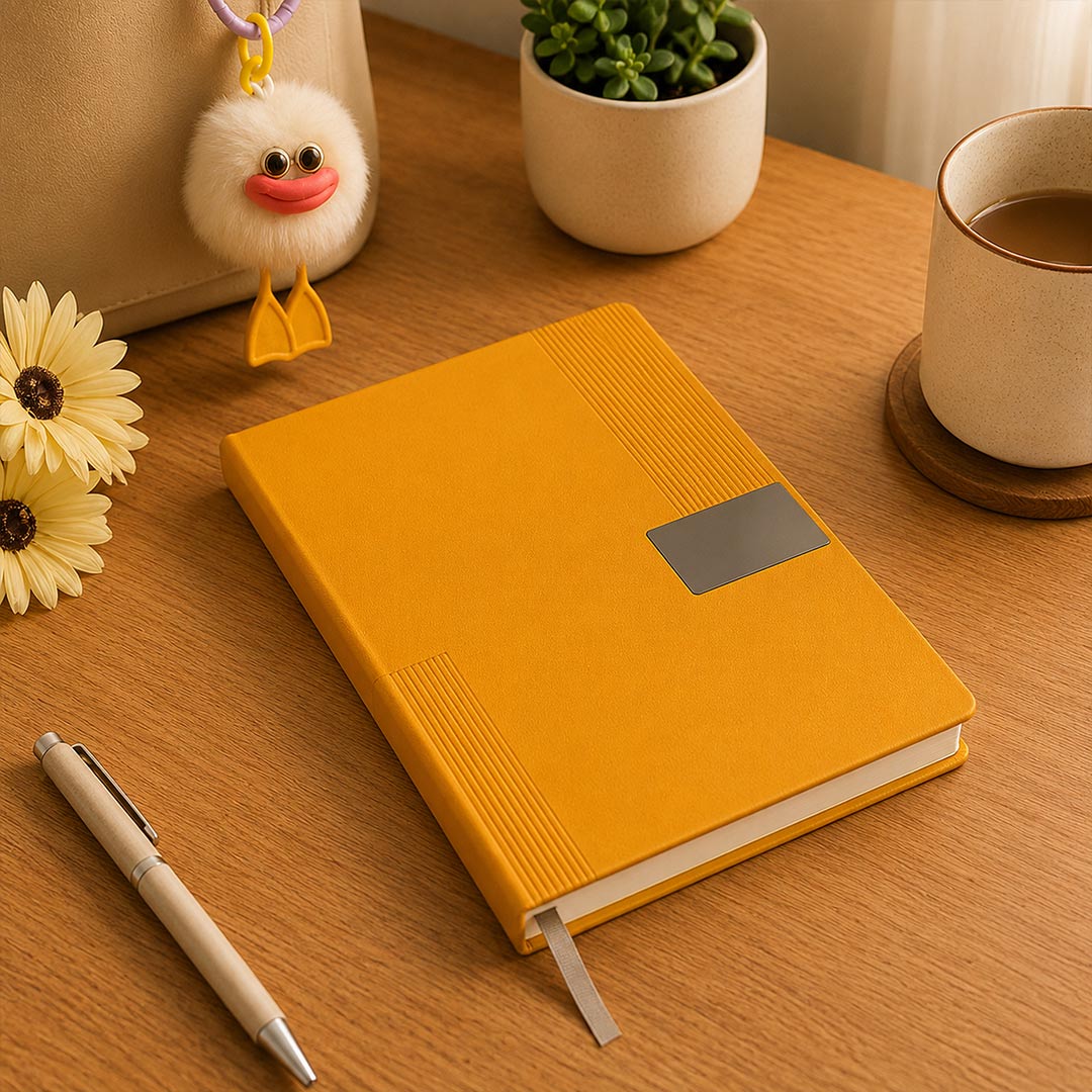 Personalized Executive Diary with Custom Text Engraving | Premium Hardbound Journal Gift for Professionals, Office Use & Corporate Gifting - A5 | Love Craft Gifts™