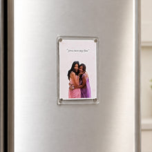 Personalized Best Friend Acrylic Photo Fridge Magnet | Custom BFF Photo Friendship Keepsake | Love Craft Gifts™
