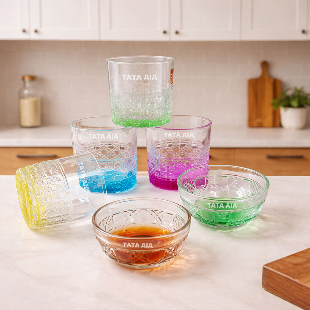Personalized Glass Bowl Set (Set of 6)