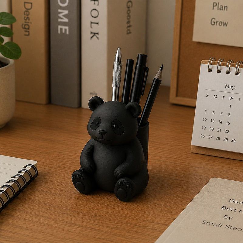 Personalized Panda Pen Holder | Cute Panda Desk Organizer Gift
