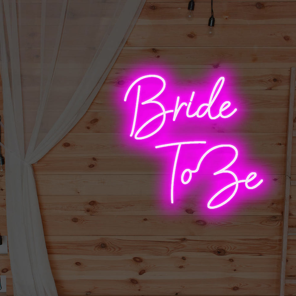 Bride To Be Neon Sign Light