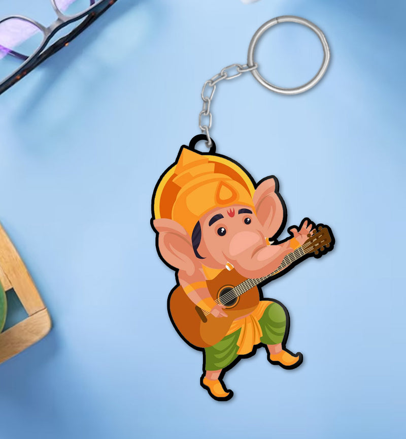 Cartoon Ganesha Keychain | Love Craft Gifts