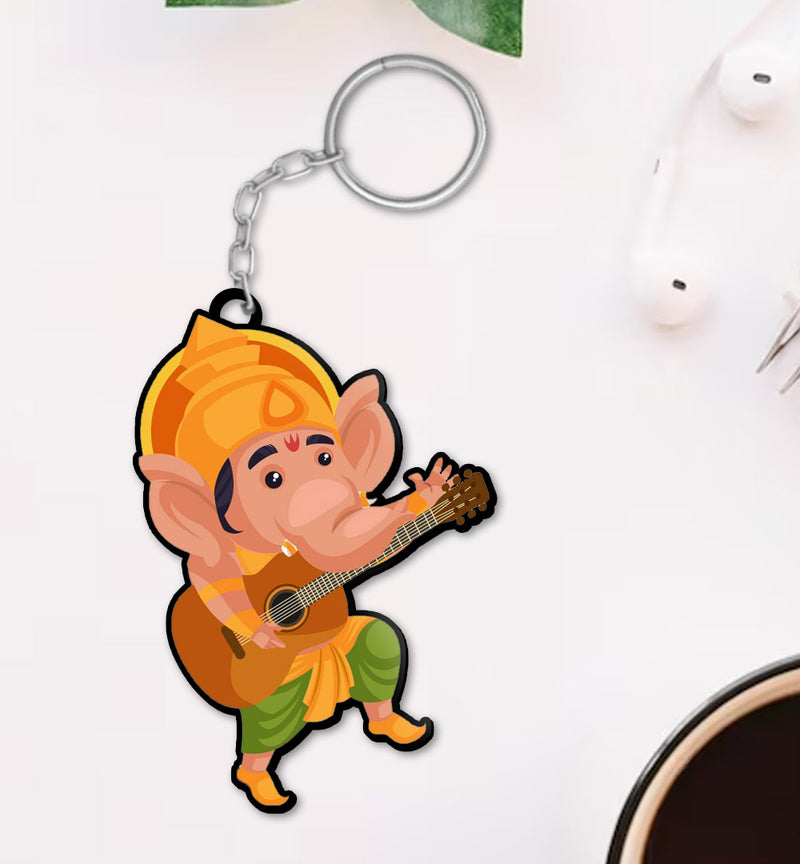 Cartoon Ganesha Keychain | Love Craft Gifts