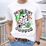 Personalized Broken Heart Teddy Kids T-Shirt – Custom Name Printed Cool Graphic Tee for Boys & Girls | Love Craft Gifts