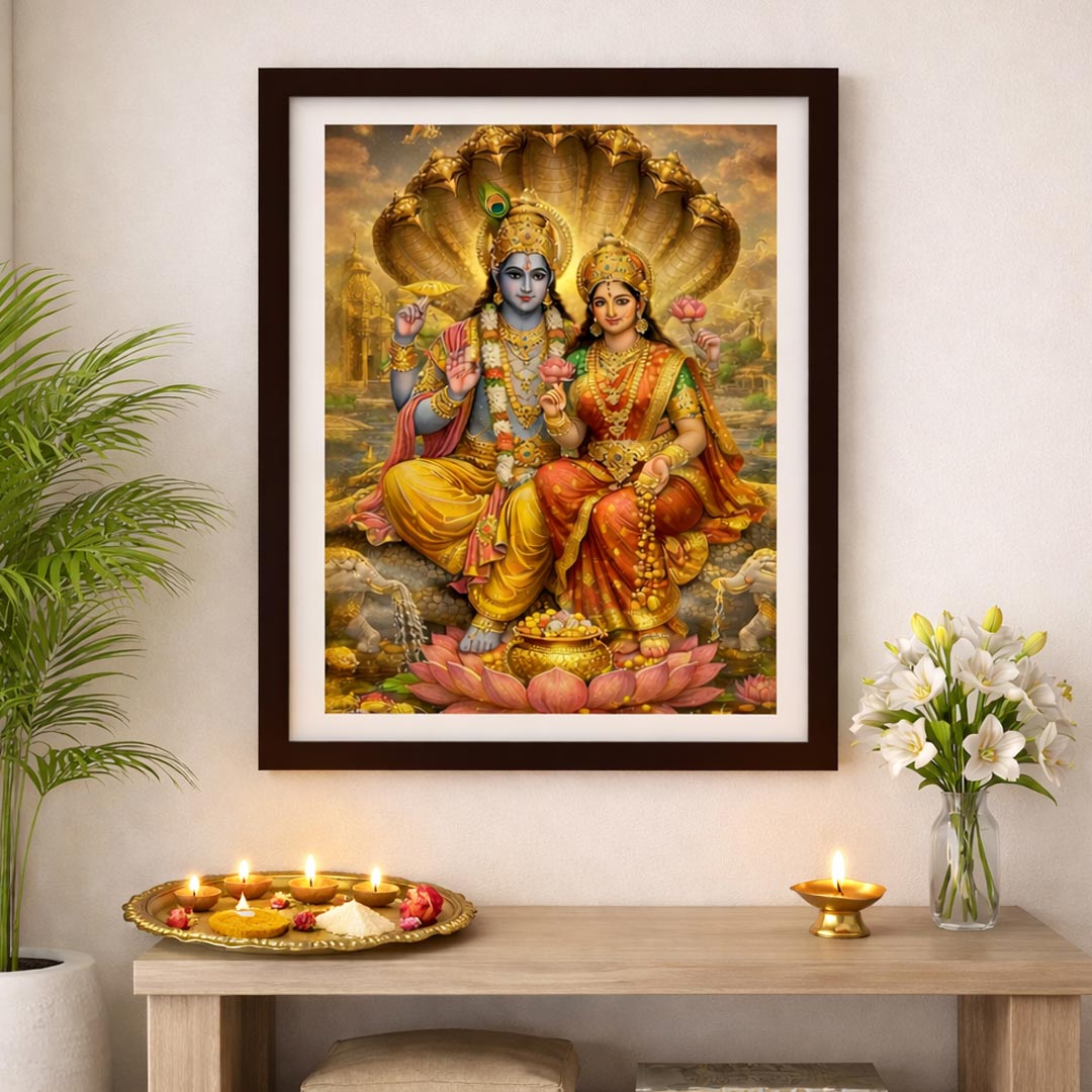 Lakshmi Narayan Wall Frame