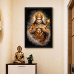 bajrang bali devotional wall frame
Lord Hanuman Devotional Wall Frame – Bajrang Bali Ram Bhakt Spiritual Wall Art Frame | Love Craft Gifts