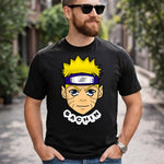 Personalized Ninja Anime Face Name T-Shirt for Kids – Custom Printed Black Tee | Love Craft Gifts
