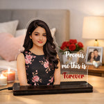 Promise Forever Glow – Personalized Photo Acrylic Lamp | Love Craft Gifts