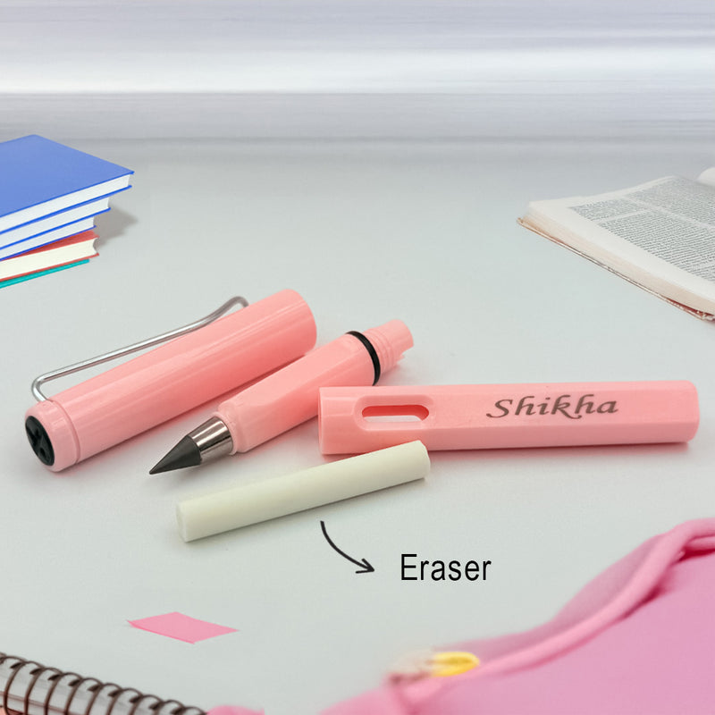 Multicolor Endless Customized 5 Pencils with Eraser