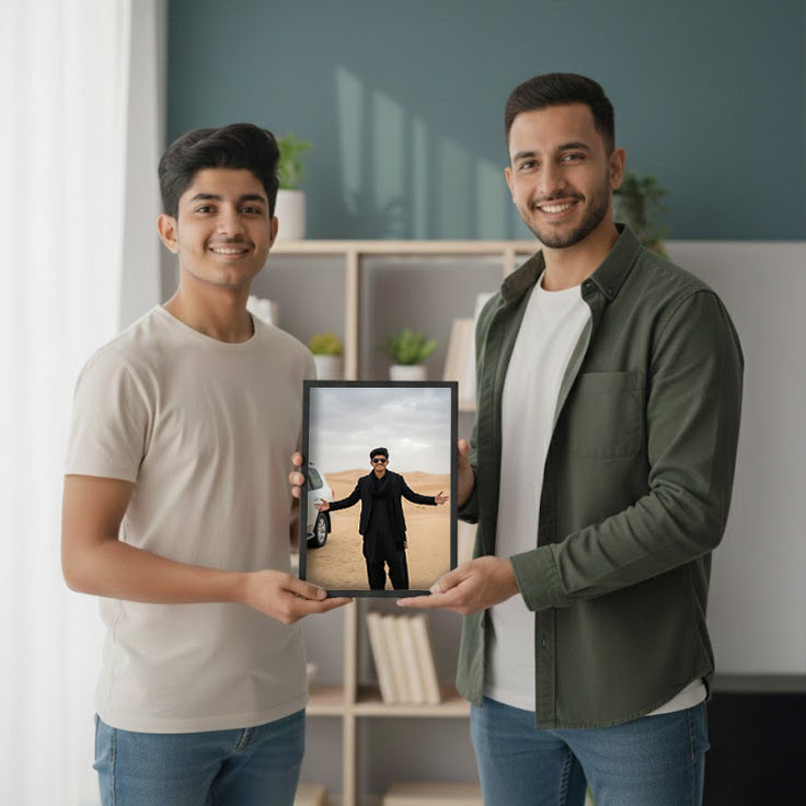 Dhurandhar Movie Style Photo Wall Frame (12×8 Inch) | Love Craft Gifts