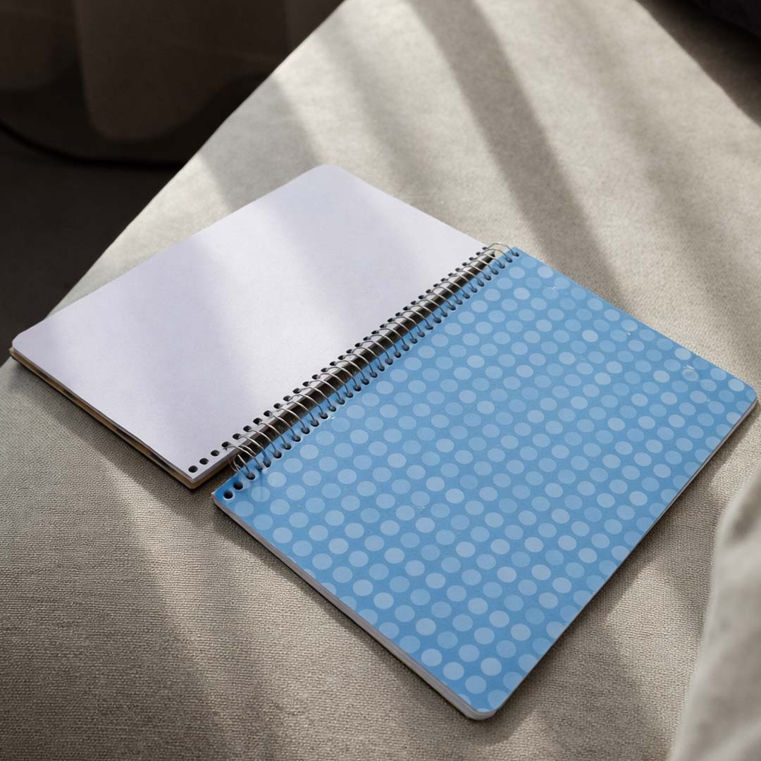 Personalized Wooden Cover Notebook – A3 Size (Spiral Bound)