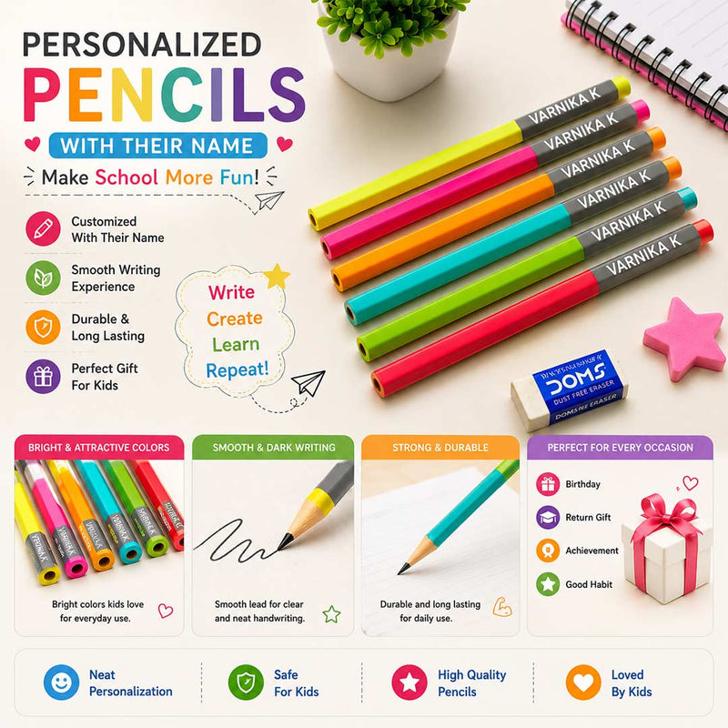 Gifts For Kids - Personalized Pencils