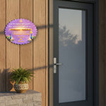 Personalized Krishna Theme Acrylic Name Plate (15×12”) | Love Craft Gifts