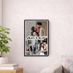 Personalized Amor Couple Photo Collage Frame – Custom Romantic Multi Photo Frame (All Sizes) | Love Craft Gifts