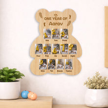 Personalized Baby First Year Memory Frame (14x18")