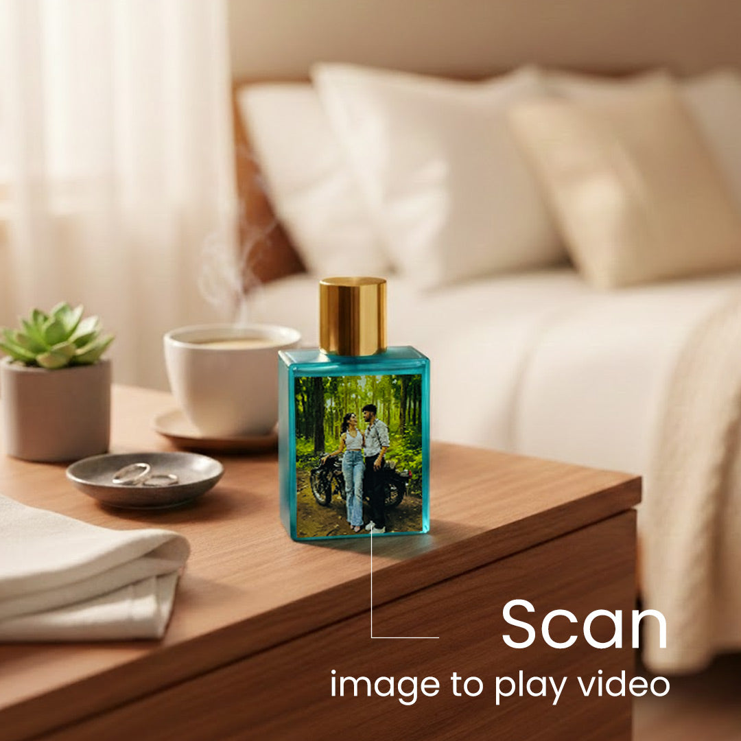 Personalized Bella Vita Fresh Unisex Perfume with Photo – 100 ml Long-Lasting Fragrance | Love Craft Gifts