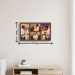 Personalized Family Photo Collage Frame with Custom Pictures 12x7 Inch | Love Craft Gifts