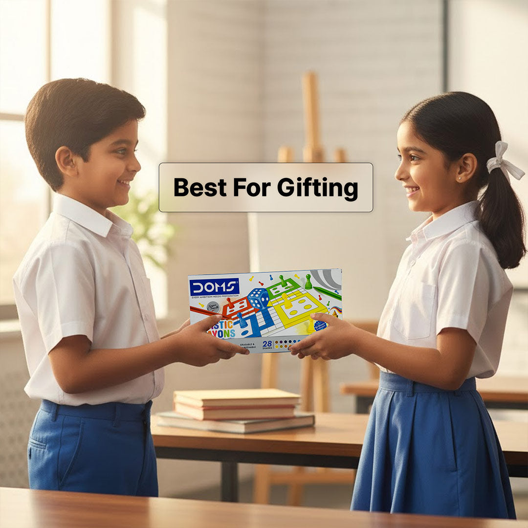 Personalized DOMS Plastic Crayons – 28 Shades (Multicolour) | Love Craft Gifts