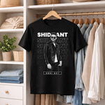 Personalized Desi Boy Name & Photo Black T-Shirt – Custom Stylish Graphic Tee | Love Craft Gifts